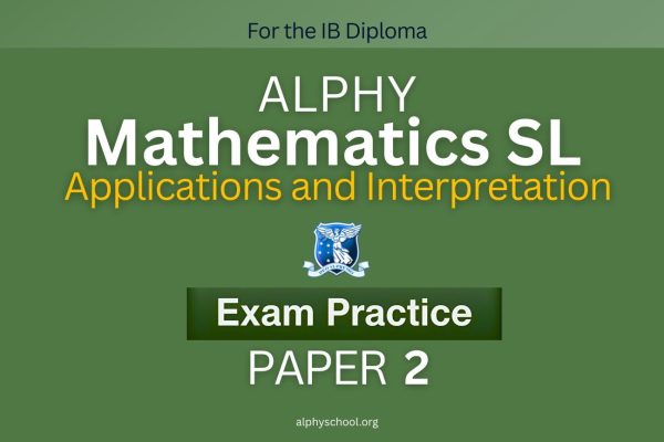 Mathematics applications and interpretation SL Paper 2