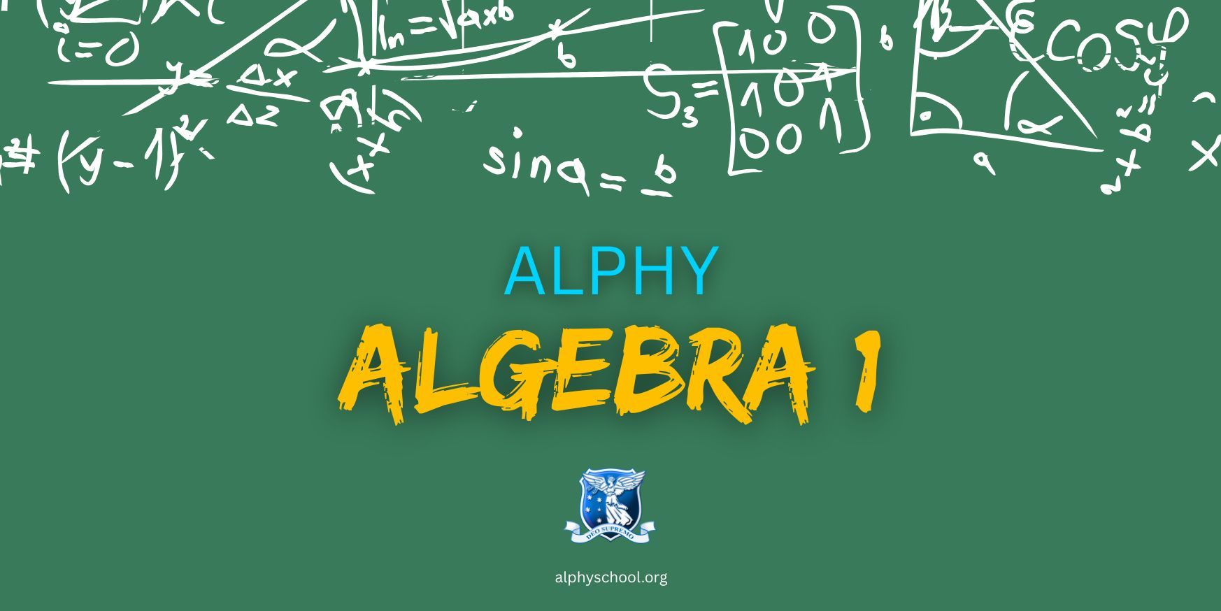 Algebra 1 alphy school